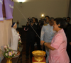H.R.H. Princess Maha Chakri Sirindhorn uncovered the plate at the opening ceremony of the CICU, Thailand.