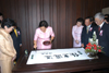 H.R.H. Princess Maha Chakri Sirindhorn using a Chinese brush inscribed an epigraph for the CICU.