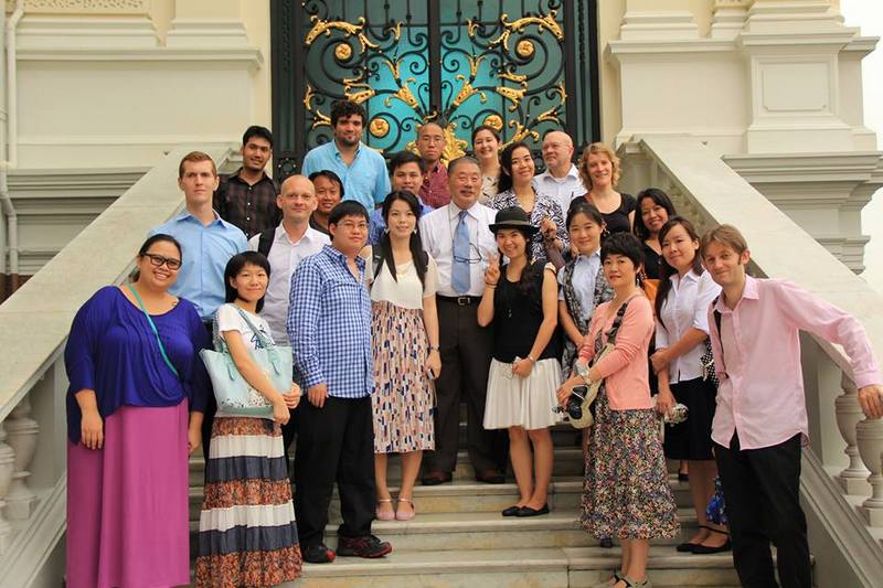 Image: Group of people in Thai Studies Center 