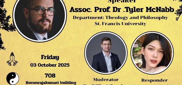 Public Talk: Eastern Philosophy and Classical Theism Public Talk: Eastern Philosophy and Classical Theism