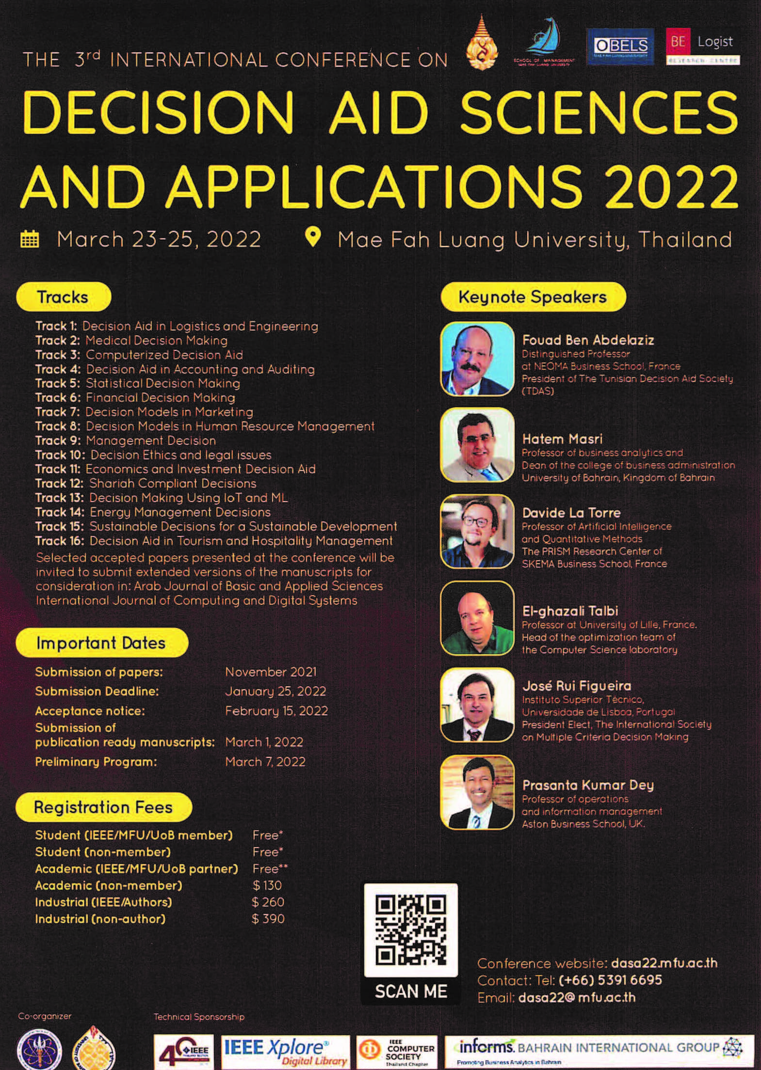 ประชาสัมพันธ์ การประชุมวิชาการนานาชาติ 2022 The 3rd International