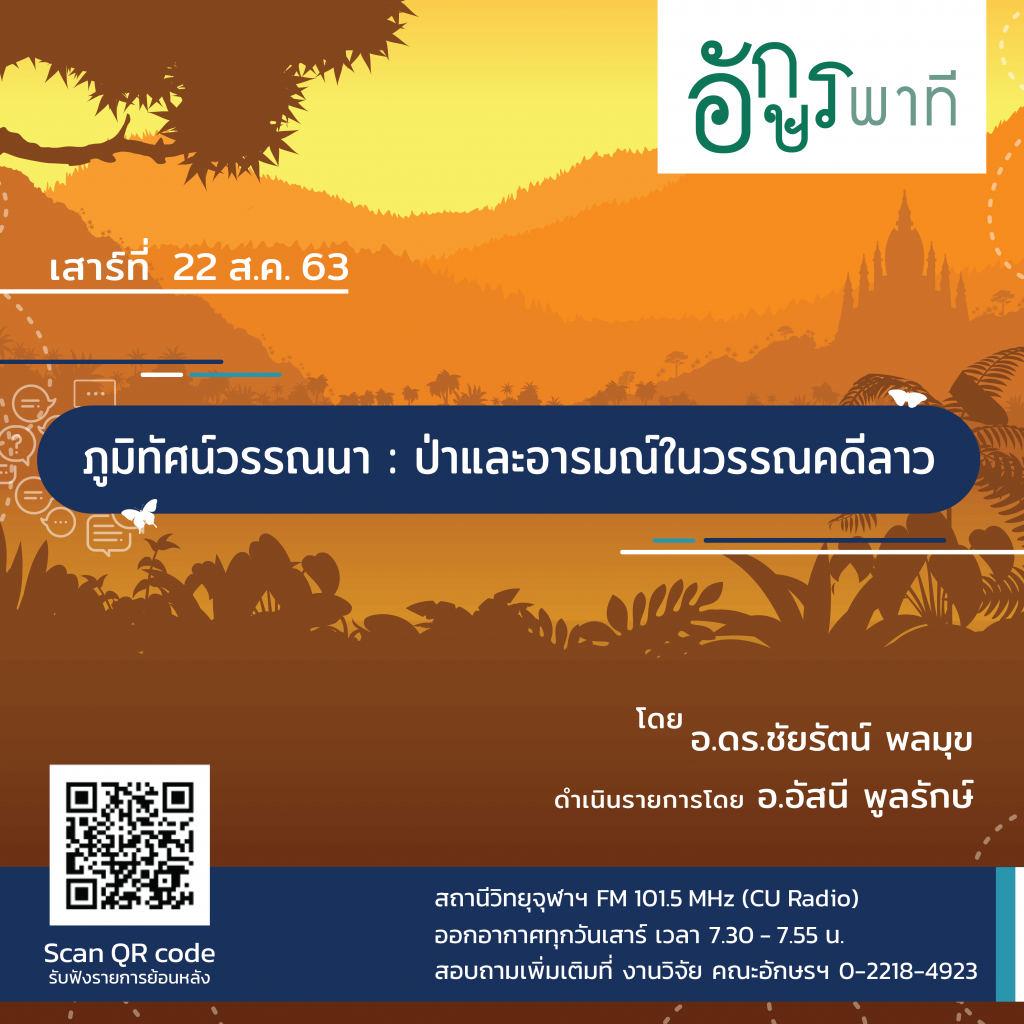 รายการวิทยุ “อักษรพาที” ประจำเดือนสิงหาคม 2563 bilde